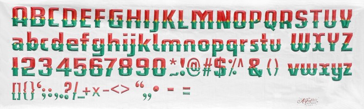 The original painted banner for the Painter Kafeel font that was digitised and distributed online by Hand Painted Type